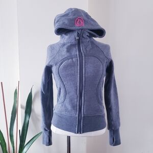 Lululemon Soft Fleece Lined Zip Up Sweater - Grey 6